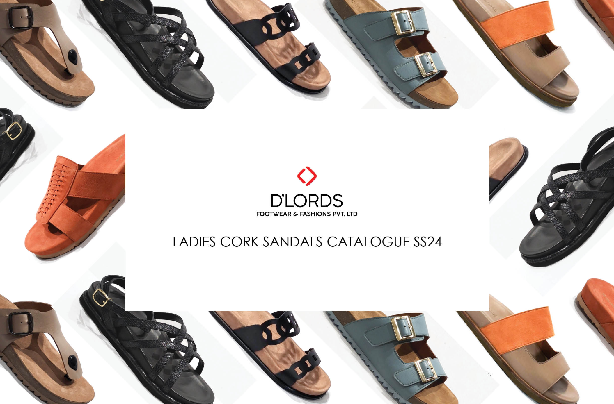 Dlords women's cork sandals catalog cover